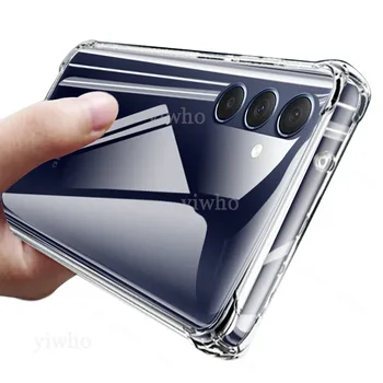 Роскошный прозрачный мягкий силиконовый чехол для Samsung M54 Ударопрочный прозрачный для Galaxy M54 5G M 54 6,7 дюйма SM-M546B / DS Задние крышки чехлов