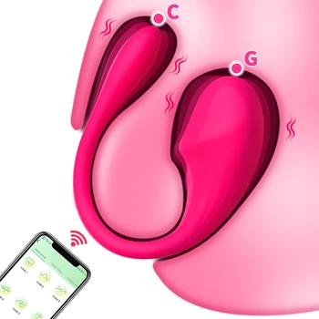 Секс-игрушки для женщин Bluetooth Приложение G Spot Фаллоимитатор Пенис Вибратор для женщин Взрослый Игра Массаж Мастурбатор Доставка Бесплатный товар