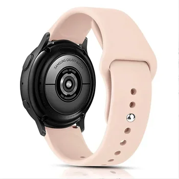 Силиконовый ремешок Для Samsung Galaxy watch 5/5 pro/Classic/Active 2/Gear S3 4 frontier 20 мм 22 мм браслет Huawei GT 2/2e/3 pro band