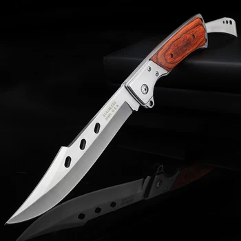 складной нож тактический тонкий нож для выживания на высоком каблуке складной нож на открытом воздухе карманный нож для кемпинга охотничий нож