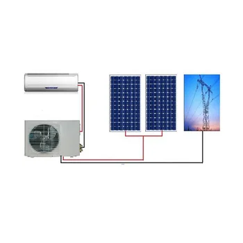 Солнечные кондиционеры на солнечных батареях Охлаждение Отопление 12000 БТЕ Сплит Солнечный кондиционер для дома