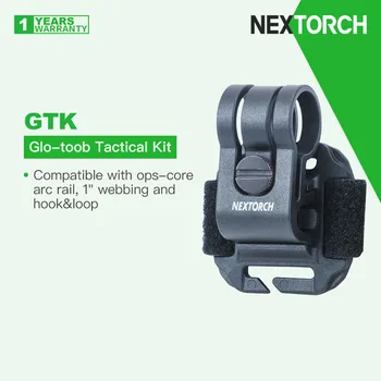 Тактический комплект Nextorch GTK GLO-TOOB, достаточно прочный, чтобы выдерживать истирание и коррозию, совместим с дуговой шиной Ops-core