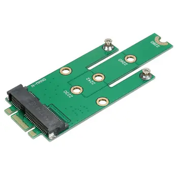 Твердотельный накопитель Msata Mini PCI-E 3.0 на адаптер интерфейса Ngff M.2 B Key Sata