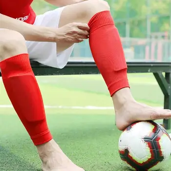 Футбольный носок Накладки на голень Мужской чехол для ног Высокоэластичный спортивный носок Взрослый щиток для голени Носок Баскетбольный бандаж для ног Защитное снаряжение