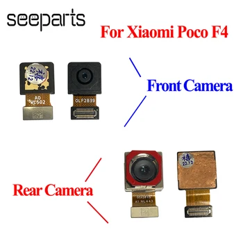 Хорошо протестировано для Xiaomi Poco F4 Передняя камера Гибкий кабель PocoF4 Запасные части задней камеры 22021211RG 22021211RI Задняя камера