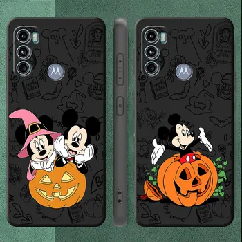 Чехол Mickey Minnie Couple Halloween Чехол для телефона Motorola Moto G200 5G G71 G31 G50 G60 G60s G22 G32 G52 G72 G51 G53 G73 G30
