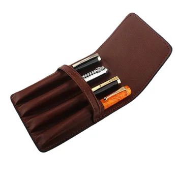 Школьные принадлежности PU кожаные ручки чехол коробка может хранить четыре ручки офисный школьный пенал сумка принадлежности канцелярские принадлежности